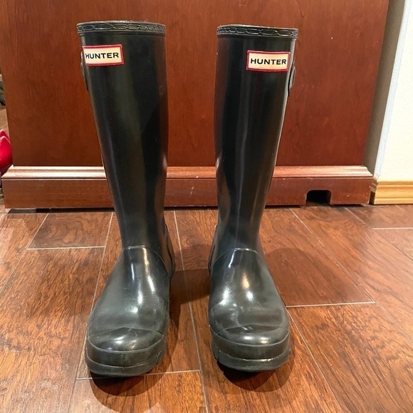 Hunter Original Kids Gloss Rain Boots - Picture 2 of 10